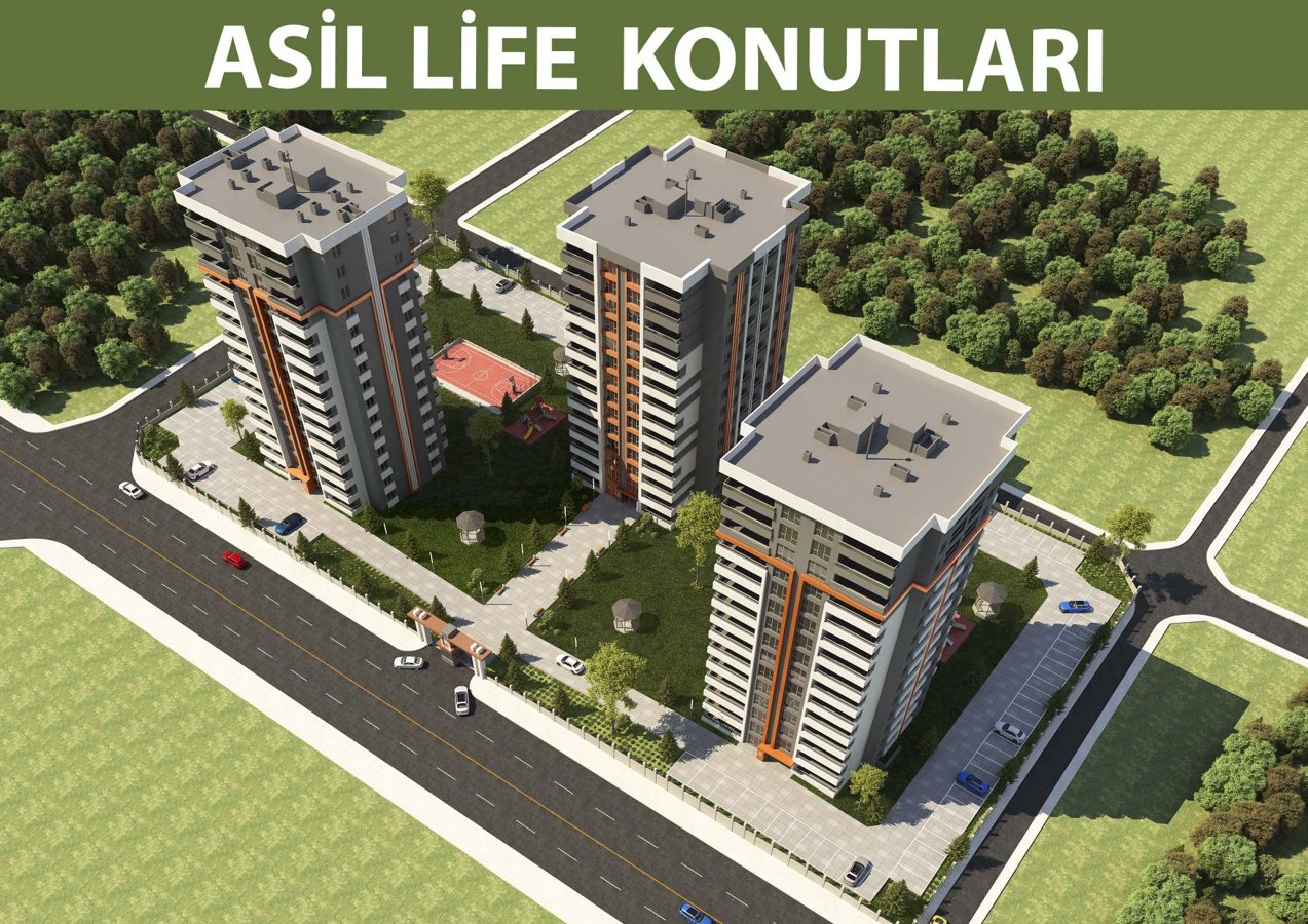 Asil Life Törekent Konutları site yerleşimi