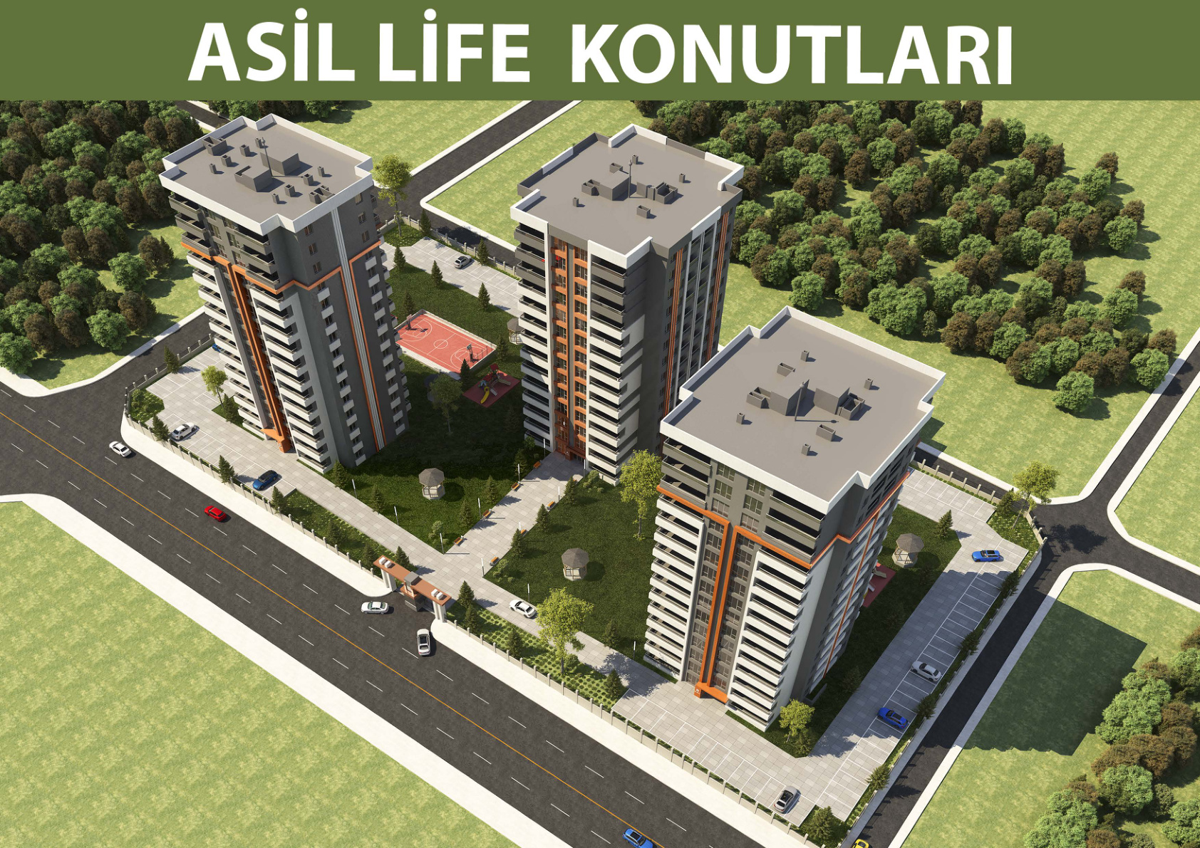 Asil Life Konutları dış cephe